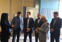 مدیر عامل شرکت شهرکهای صنعتی هرمزگان از مرکز آموزش ارتقاء مهارت بازدید کرد
