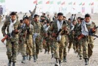 برگزاری تمرینات و رزمایش گردان الی بیت المقدس جزیره بوموسی