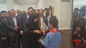 افتتاح هنرستان جوار شرکت نفت افتاب