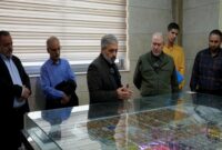 بازدید سرلشکر صفوی و دانشجویان مدیریت دفاعی از بزرگترین بندر تجاری ایران