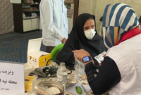 بهر مندی بیش از ۱۵۰ نفر از خدمات کاروان سلامت هلال‌ احمر بندرعباس