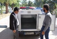 خودرو حمل متوفی آرامستان بندرعباس به سردخانه تجهیز شد