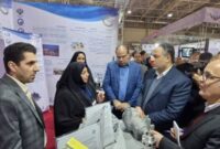 بازدید مدیرعامل شرکت مهندسی آب و فاضلاب کشور از غرفه آبفای هرمزگان در نمایشگاه هفته پژوهش و فناوری