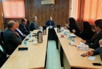بازدید معاون آموزشی دانشگاه علوم پزشکی از دانشکده بهداشت بازدید معاون آموزشی دانشگاه علوم پزشکی از دانشکده بهداشت