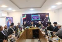 نشست هم اندیشی مسئولین دفاتر نمایندگی ولیفقیه در بنیاد مسکن استانهای منطقه ۵کشور در هرمزگان نشست هم اندیشی مسئولین دفاتر نمایندگی ولیفقیه در بنیاد مسکن استانهای منطقه ۵کشور در هرمزگان
