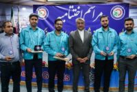 کارکنان SKS در نخستین المپیاد ورزشی کارگران هرمزگان خوش درخشیدند