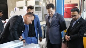 بازدید مدیران صنعتی و بانکی از واحدهای تولیدی بندرعباس بازدید مدیران صنعتی و بانکی از واحدهای تولیدی بندرعباس