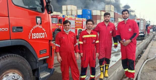 تیم آتشنشانی ایزوایکو؛ پیشتاز در مهار واطفاء آتشسوزی بندر شهید رجایی تیم آتشنشانی ایزوایکو؛ پیشتاز در مهار واطفاء آتشسوزی بندر شهید رجایی