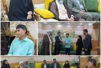 دیدار و تجلیل از آزاده و جانباز قشمی به مناسبت دهه ولایت
