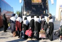 اعزام دختران کمیته امداد به اردوی زیارتی مشهد مقدس