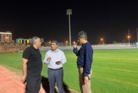چمن جدید، نصب گیتها و صندلیهای ورزشگاه خلیج فارس در مراحل پایانی است چمن جدید، نصب گیتها و صندلیهای ورزشگاه خلیج فارس در مراحل پایانی است