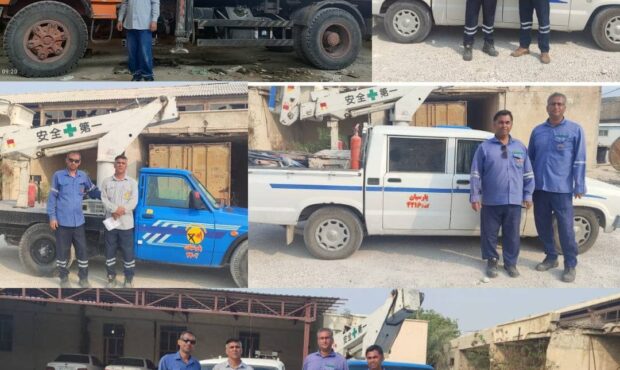 نیروهای عملیاتی برق ناحیه پارسیان پای کار تامین برق مراکز نوبت دوم کنکور سراسری سال ۱۴۰۴