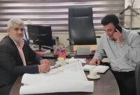دیدار بخشدار قلعه‌قاضی با مدیر آبفای بندرعباس