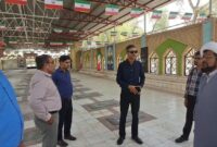 بازدید معاون توسعه مدیریت و برنامه‌ریزی بنیاد شهید هرمزگان از گلزار شهدای میناب